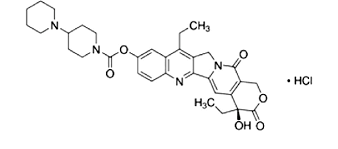 irinotecan hydrochloride structure